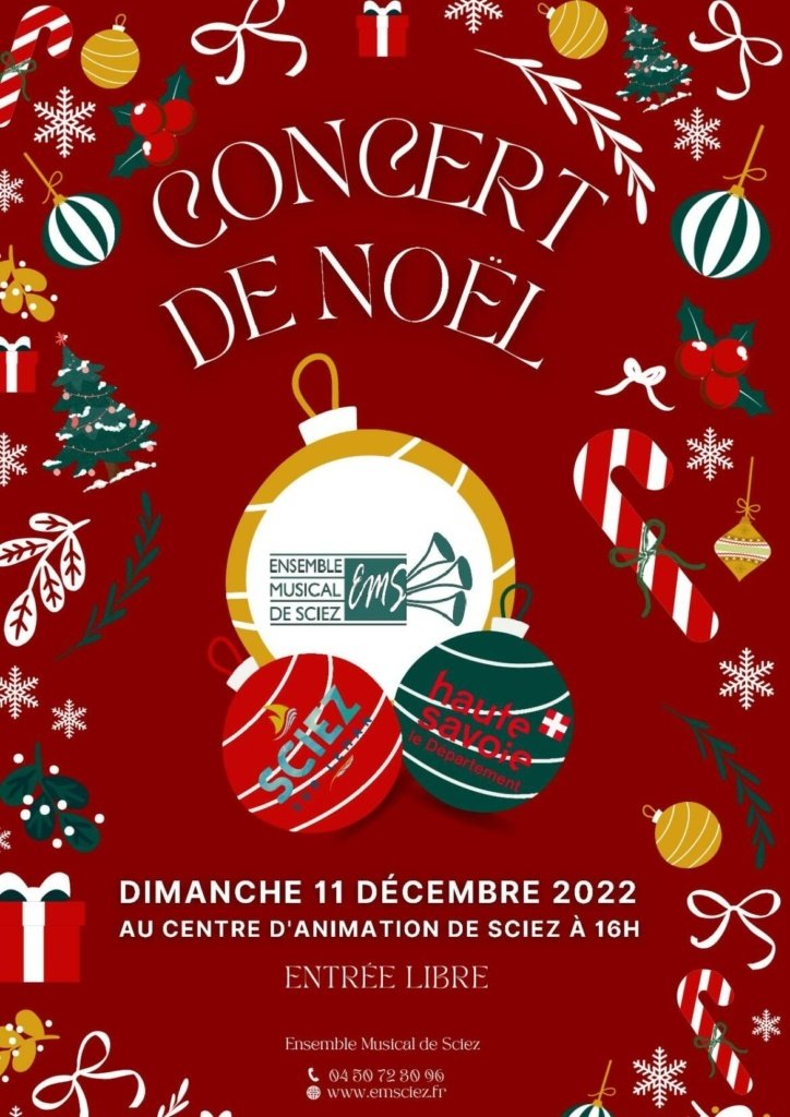Concert de Noël de l'ensemble Musical de Sciez 1